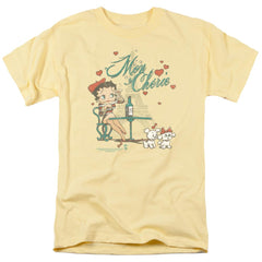 Betty Boop Mon Cherie Men's 18/1 Cotton Short-Sleeve T-Shirt