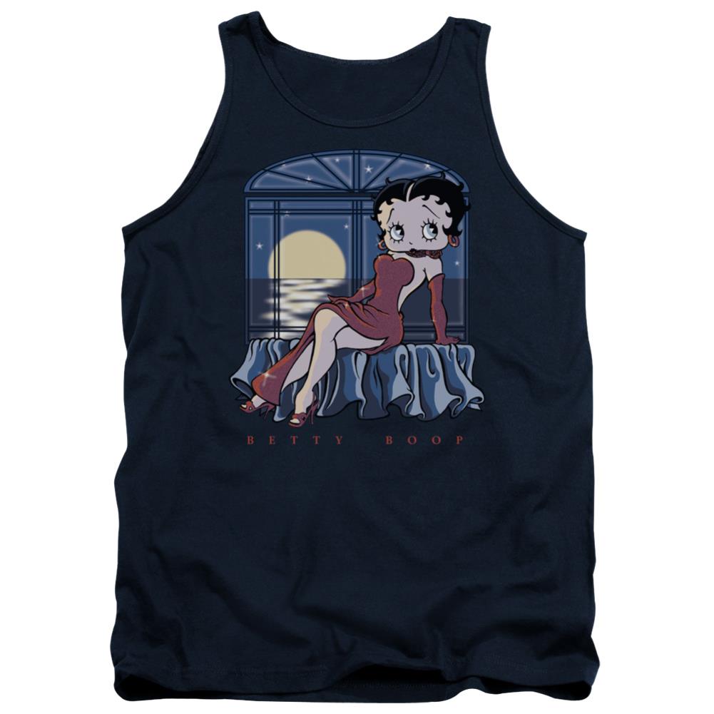 Betty Boop Moonlight Men's 18/1 Cotton Tank Top