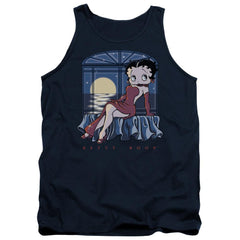 Betty Boop Moonlight Men's 18/1 Cotton Tank Top