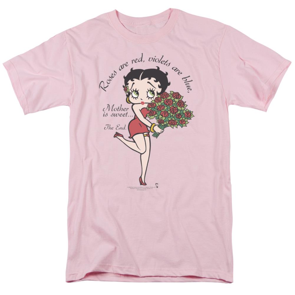 Betty Boop Mother Is Sweet Men's 18/1 Cotton Short-Sleeve T-Shirt