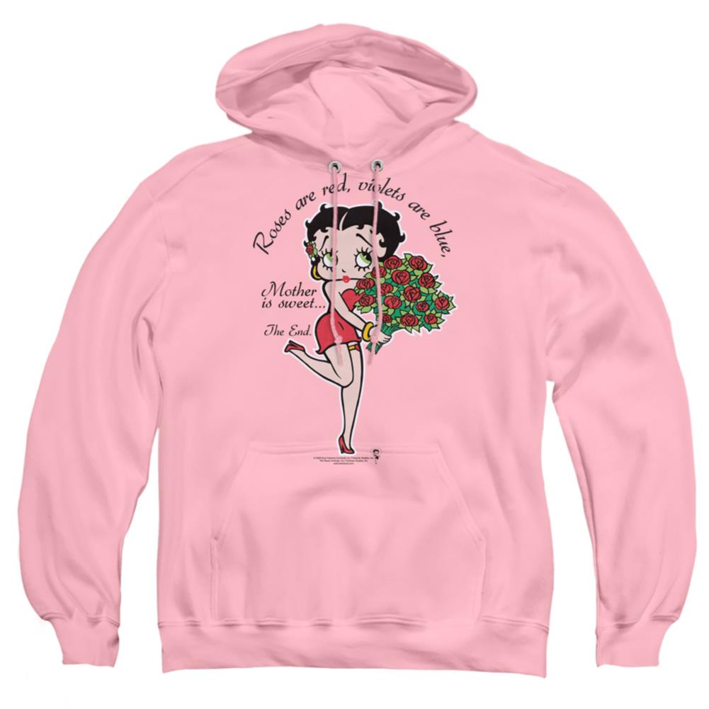 Betty Boop Mother Is Sweet Men's Pull-Over 75 25 Poly Hoodie