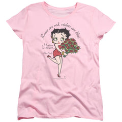 Betty Boop Mother Is Sweet Women's 18/1 Cotton Short-Sleeve T-Shirt
