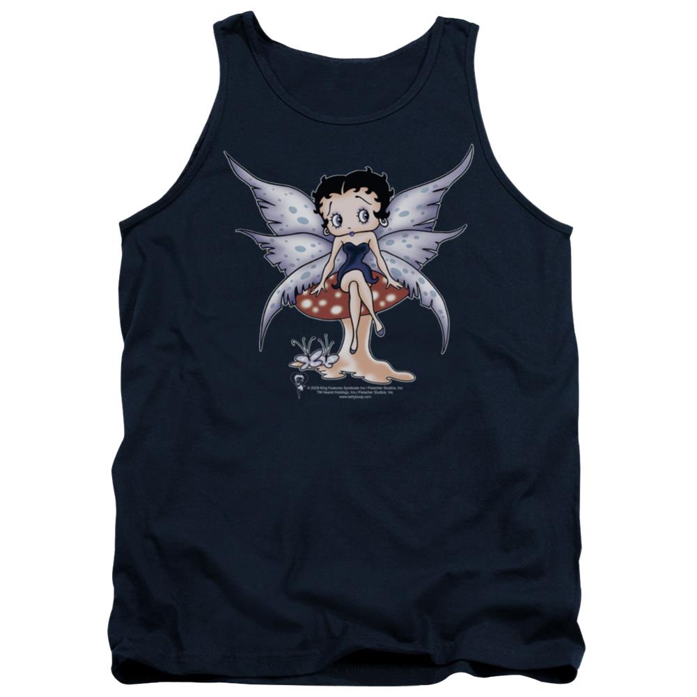 Betty Boop Mushroom Fairy Men's 18/1 Cotton Tank Top