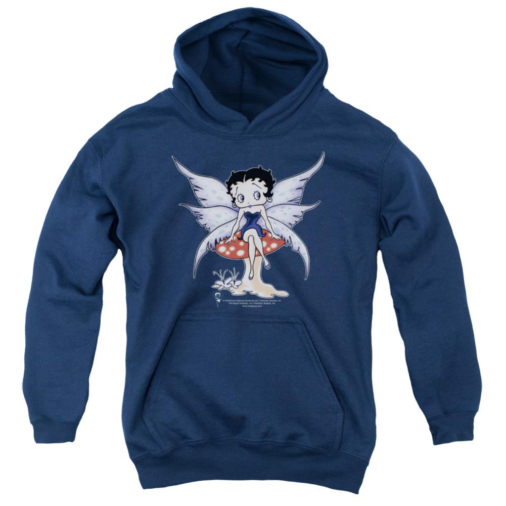 Betty Boop Mushroom Fairy Youth Cotton Poly Pull-Over Hoodie