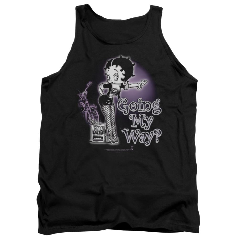 Betty Boop My Way Men's 18/1 Cotton Tank Top