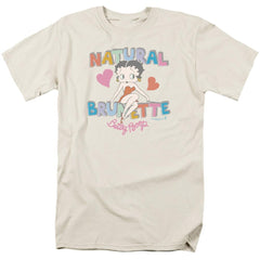 Betty Boop Natural Brunette Men's 18/1 Cotton Short-Sleeve T-Shirt