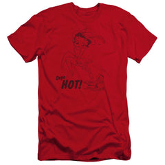 Betty Boop Nimble Betty Men's Ultra-Soft 30/1 Cotton Slim Short-Sleeve T-Shirt