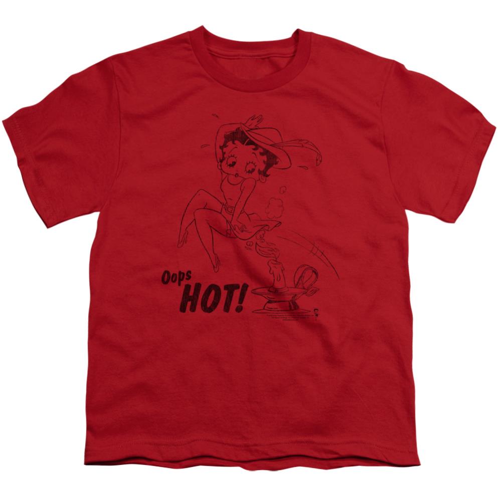 Betty Boop Nimble Betty Youth 18/1 100% Cotton Short-Sleeve T-Shirt