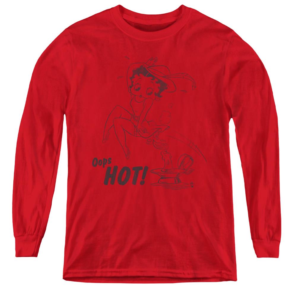 Betty Boop Nimble Betty Youth Long-Sleeve T-Shirt