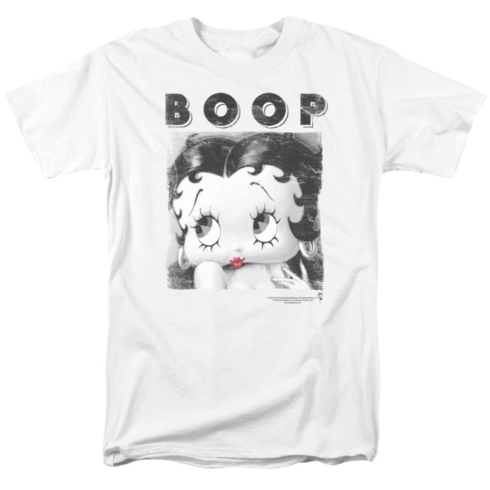 Betty Boop Not Fade Away Men's 18/1 Cotton Short-Sleeve T-Shirt