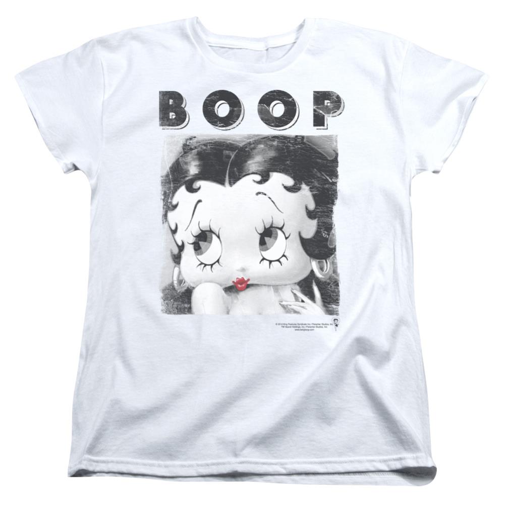 Betty Boop Not Fade Away Women's 18/1 Cotton Short-Sleeve T-Shirt