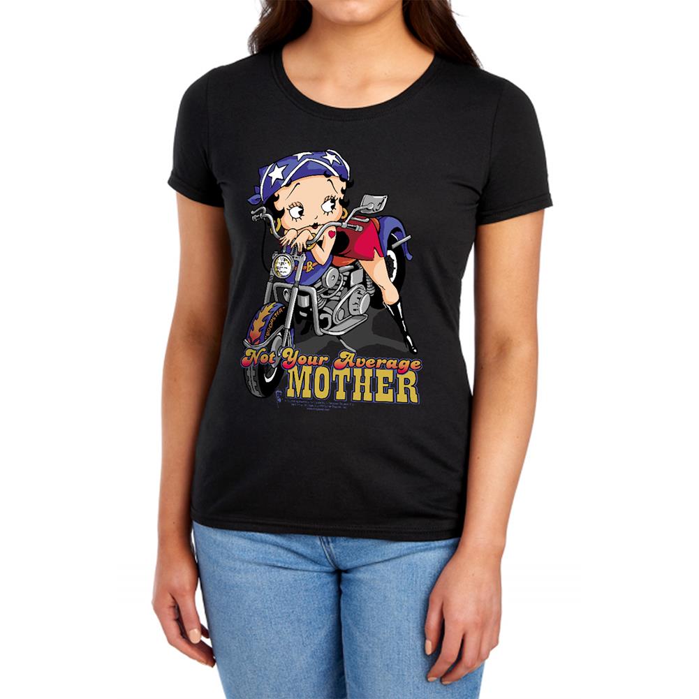 Betty Boop Not Your Average Mother Women's 18/1 Cotton Short-Sleeve T-Shirt