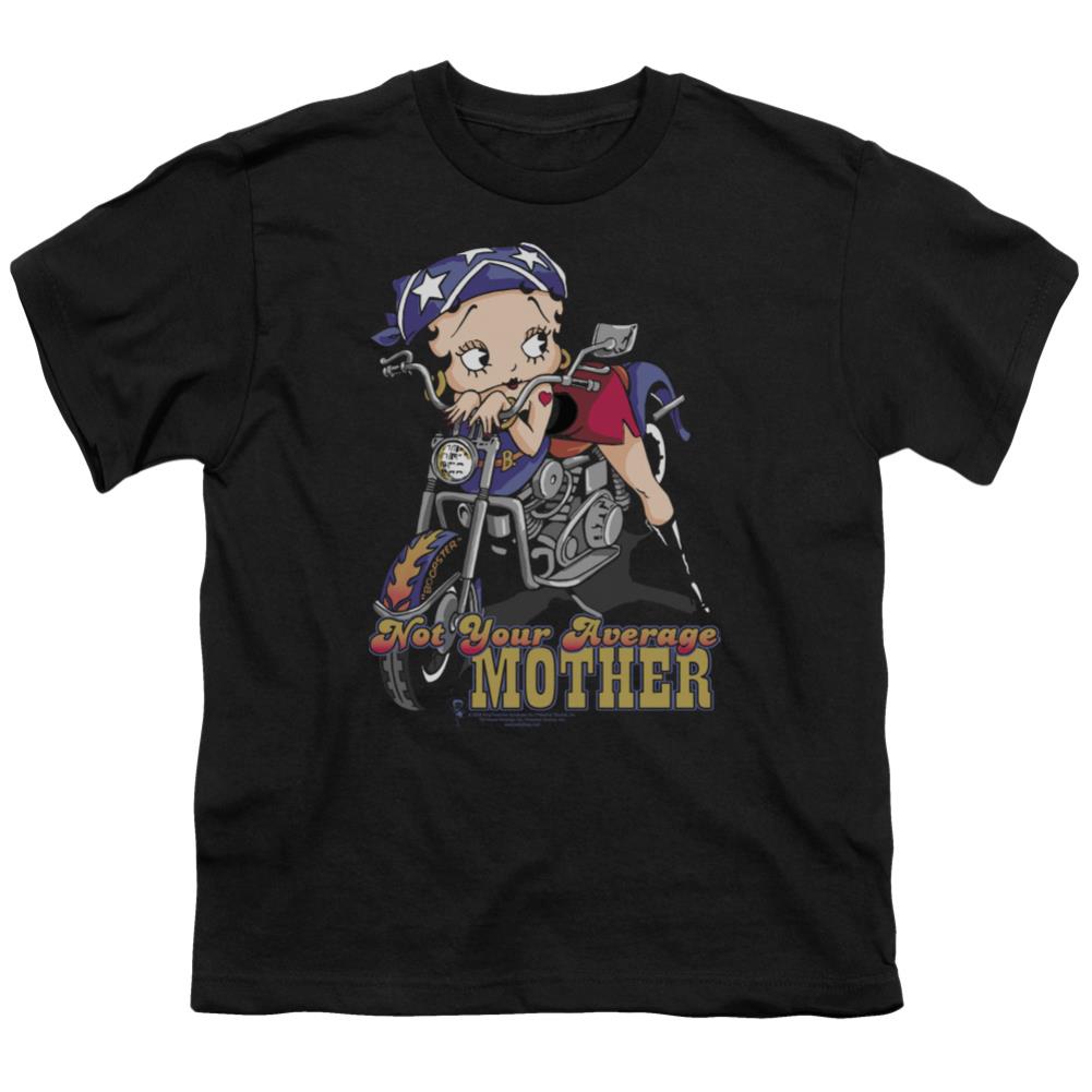 Betty Boop Not Your Average Mother Youth 18/1 100% Cotton Short-Sleeve T-Shirt