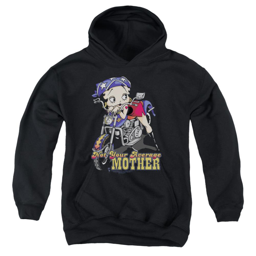 Betty Boop Not Your Average Mother Youth Cotton Poly Pull-Over Hoodie