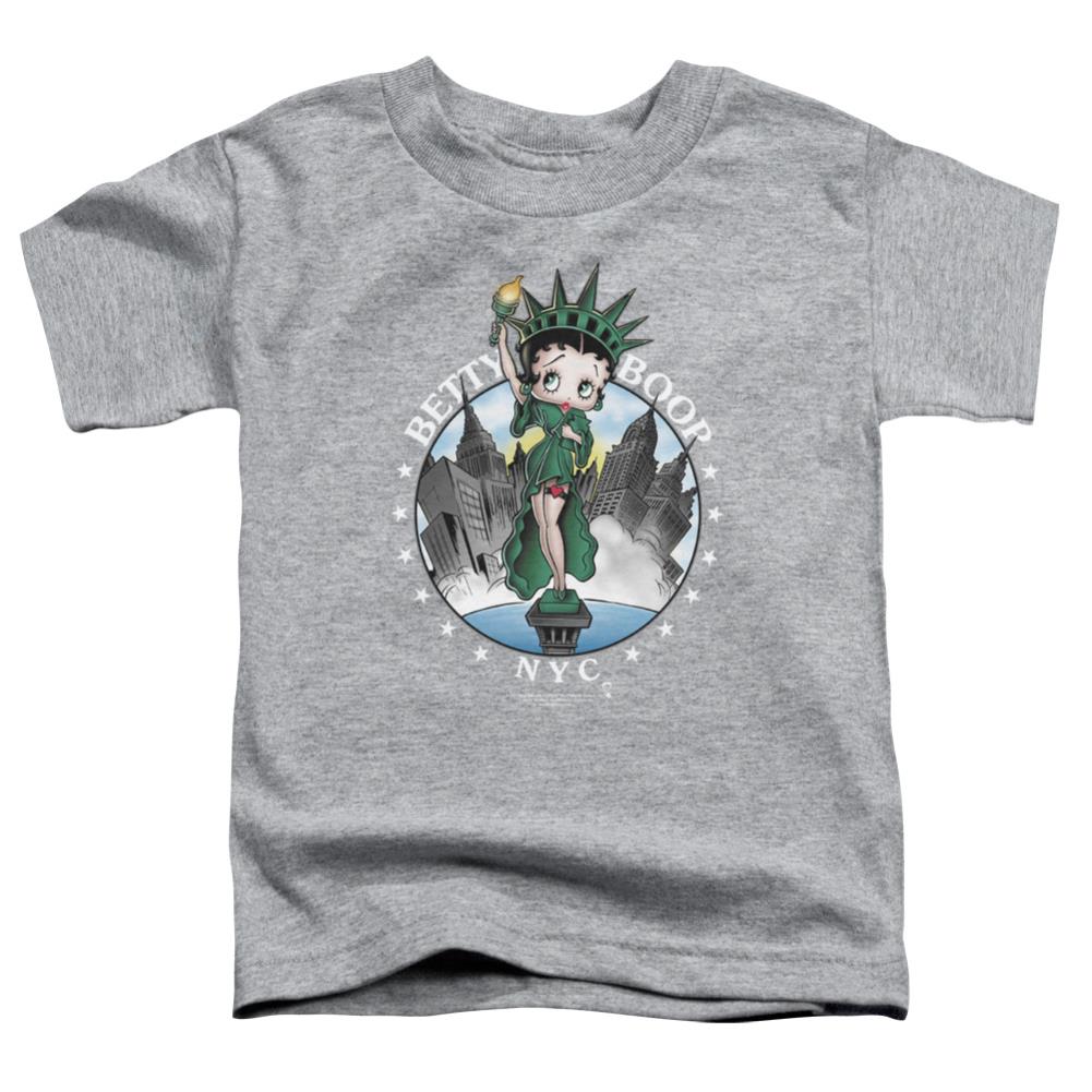 Betty Boop Nyc Toddler 18/1 Cotton Short-Sleeve T-Shirt