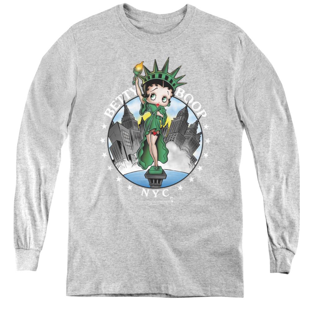 Betty Boop Nyc Youth Long-Sleeve T-Shirt
