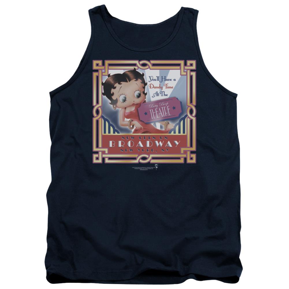 Betty Boop On Broadway Men's 18/1 Cotton Tank Top
