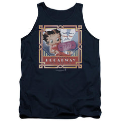 Betty Boop On Broadway Men's 18/1 Cotton Tank Top