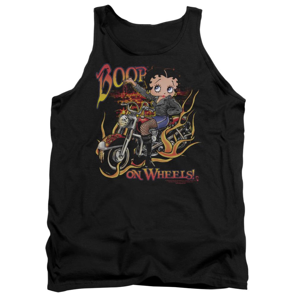 Betty Boop On Wheels Men's 18/1 Cotton Tank Top