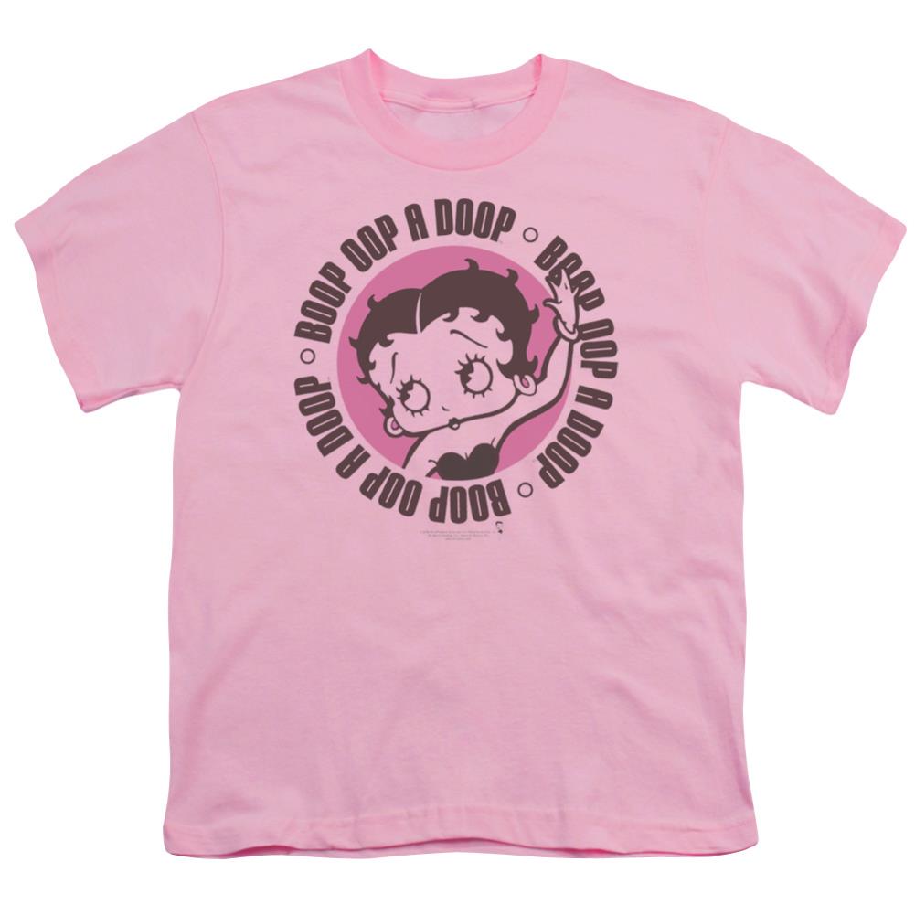 Betty Boop Oop A Doop Youth 18/1 100% Cotton Short-Sleeve T-Shirt