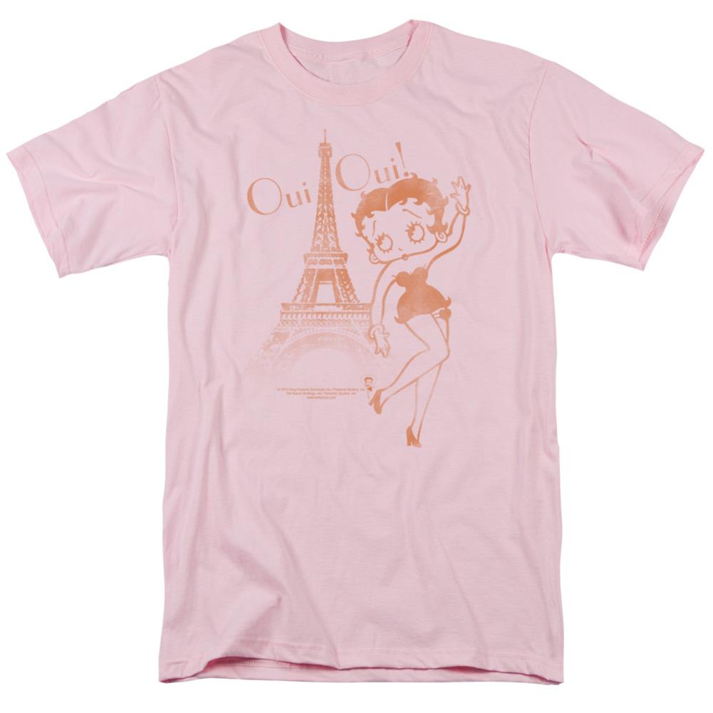Betty Boop Oui Oui Men's 18/1 Cotton Short-Sleeve T-Shirt