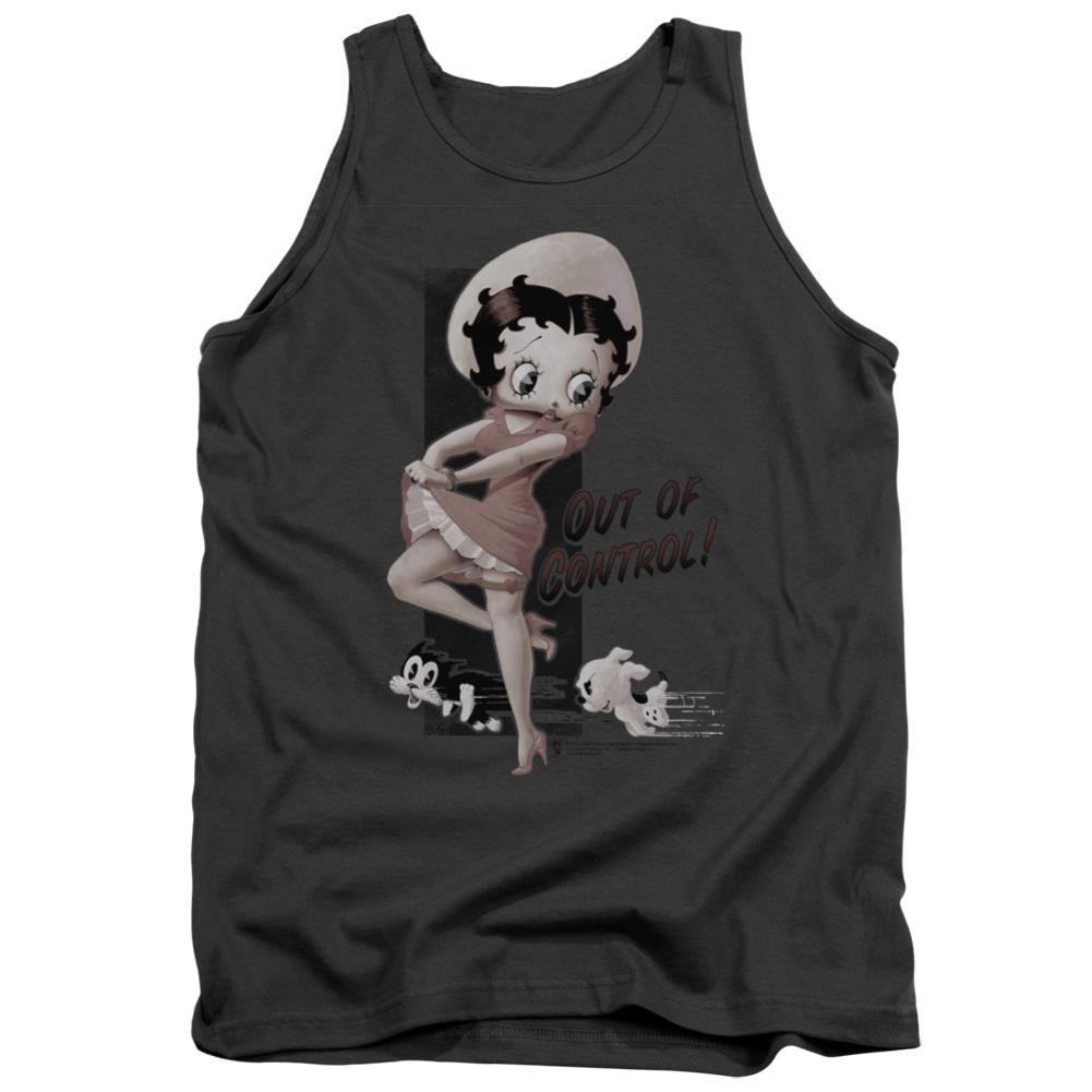 Betty Boop Out Of Control Men's 18/1 Cotton Tank Top