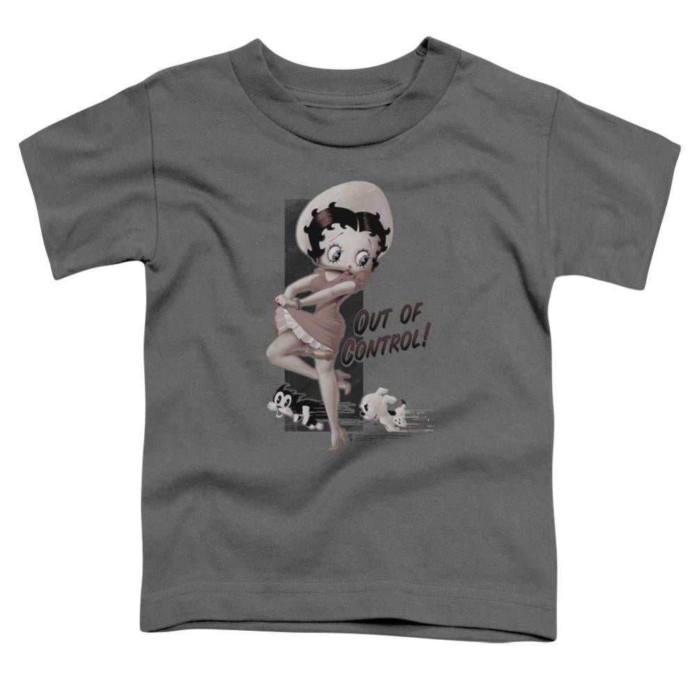 Betty Boop Out Of Control Toddler 18/1 Cotton Short-Sleeve T-Shirt