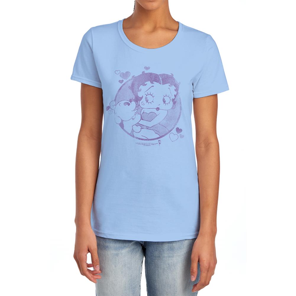 Betty Boop Perfect Kiss Women's 18/1 Cotton Short-Sleeve T-Shirt