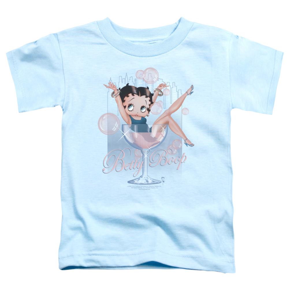 Betty Boop Pink Champagne Toddler 18/1 Cotton Short-Sleeve T-Shirt