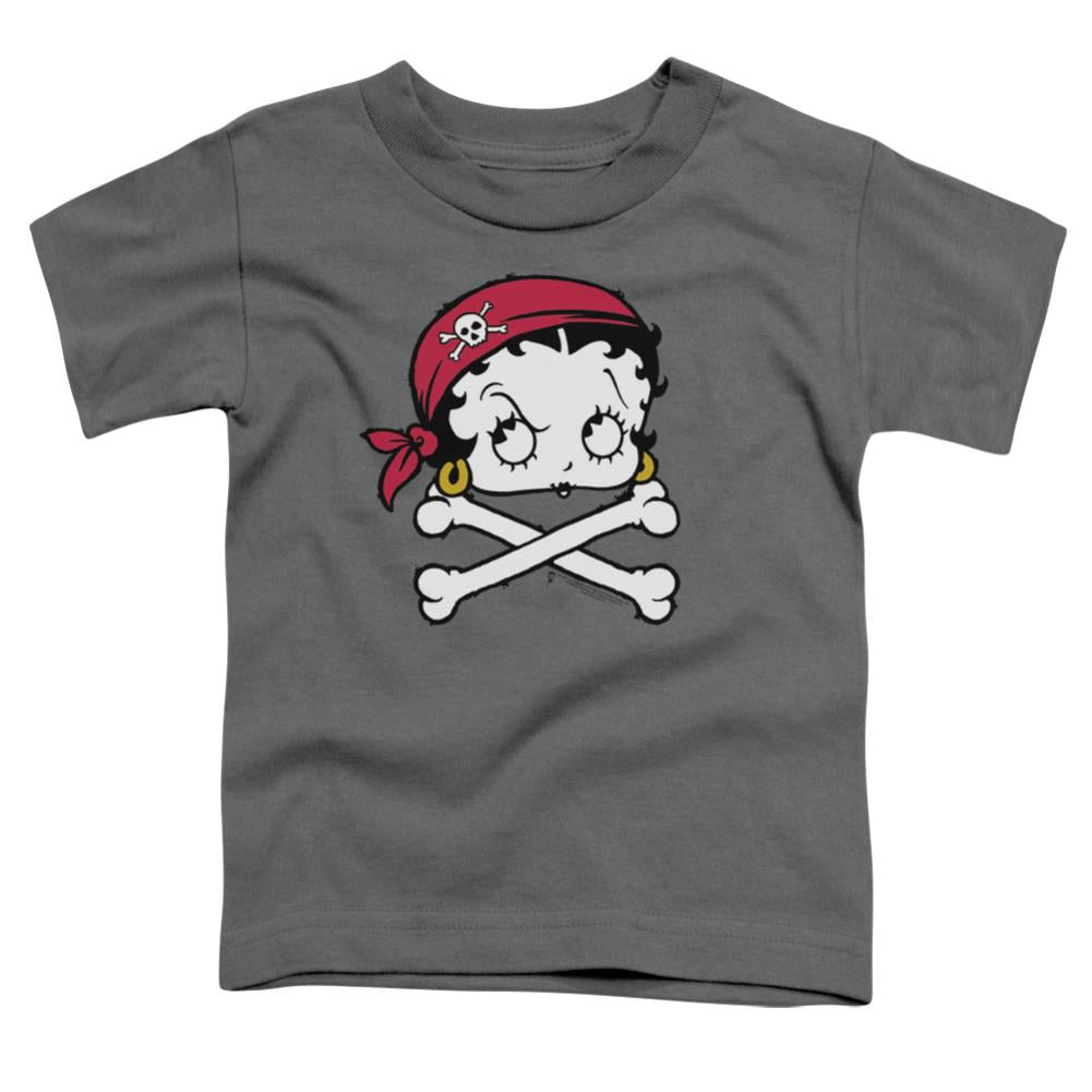 Betty Boop Pirate Toddler 18/1 Cotton Short-Sleeve T-Shirt