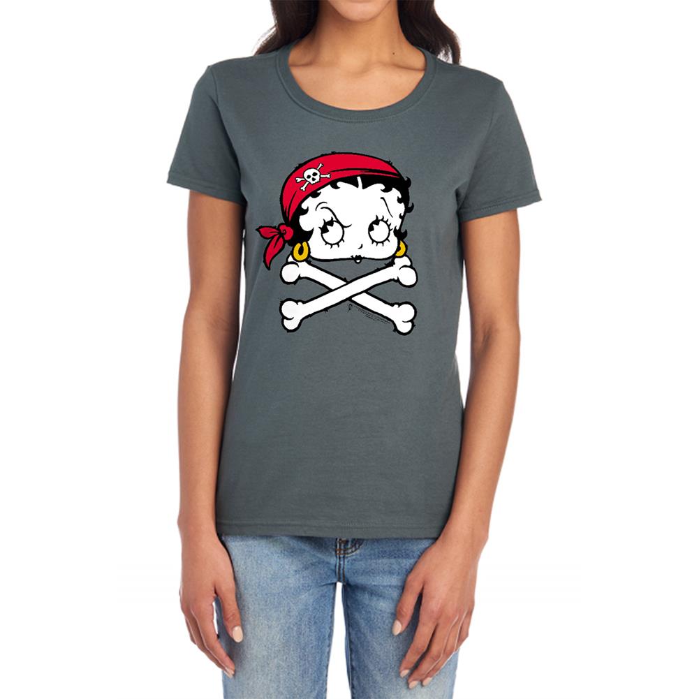 Betty Boop Pirate Women's 18/1 Cotton Short-Sleeve T-Shirt