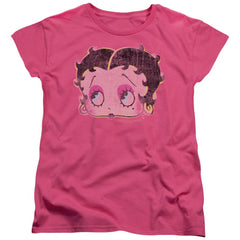 Betty Boop Pop Art Boop Women's 18/1 Cotton Short-Sleeve T-Shirt