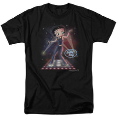 Betty Boop Pop Star Men's 18/1 Cotton Short-Sleeve T-Shirt