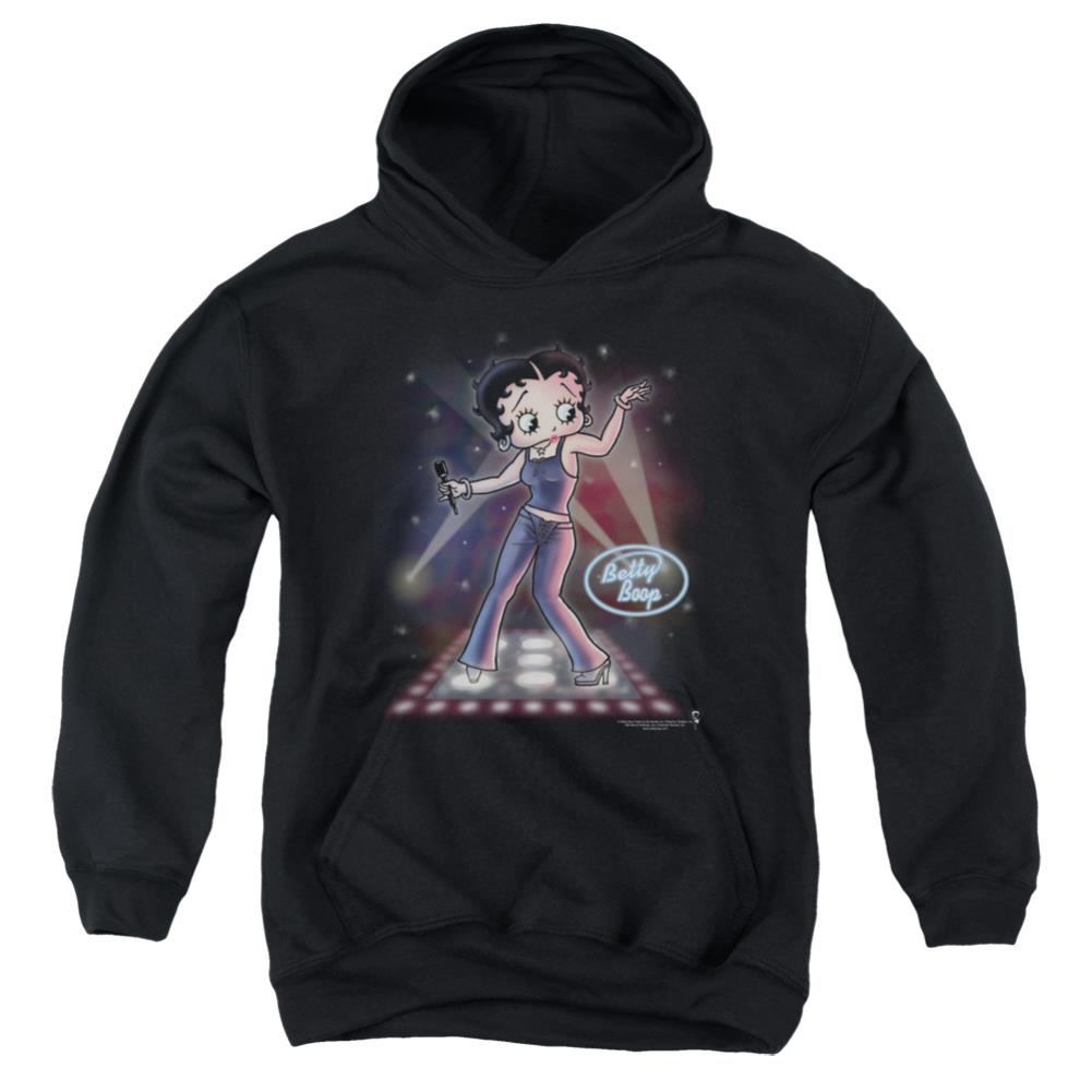 Betty Boop Pop Star Youth Cotton Poly Pull-Over Hoodie