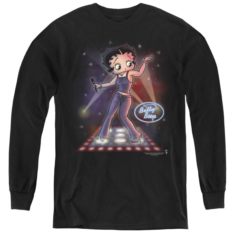 Betty Boop Pop Star Youth Long-Sleeve T-Shirt