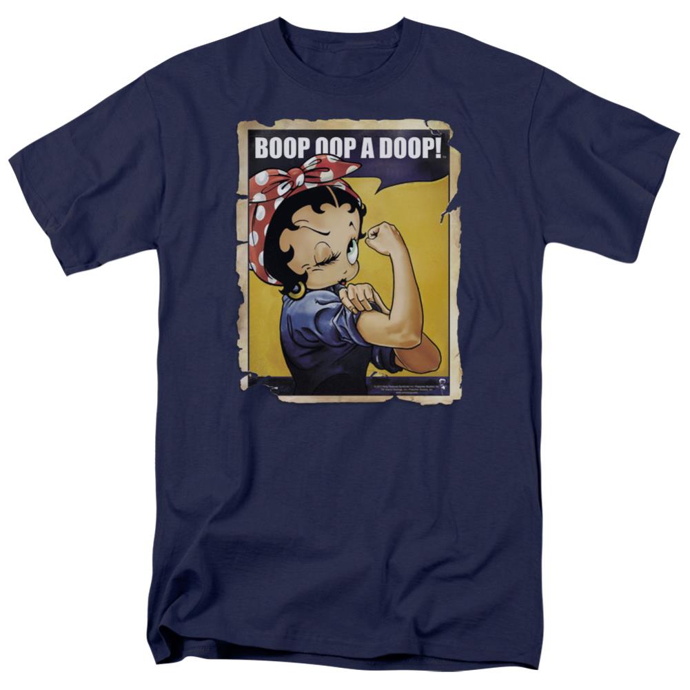 Betty Boop Power Men's 18/1 Cotton Short-Sleeve T-Shirt