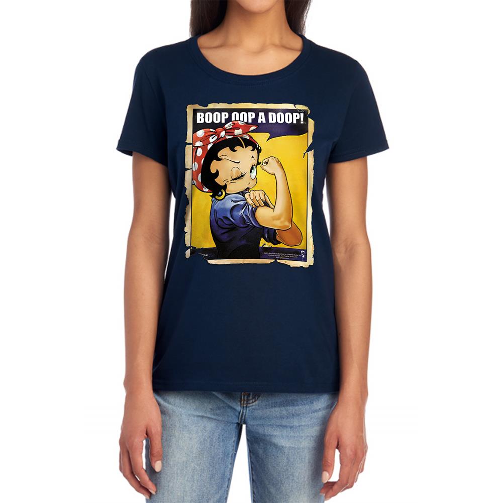 Betty Boop Power Women's 18/1 Cotton Short-Sleeve T-Shirt