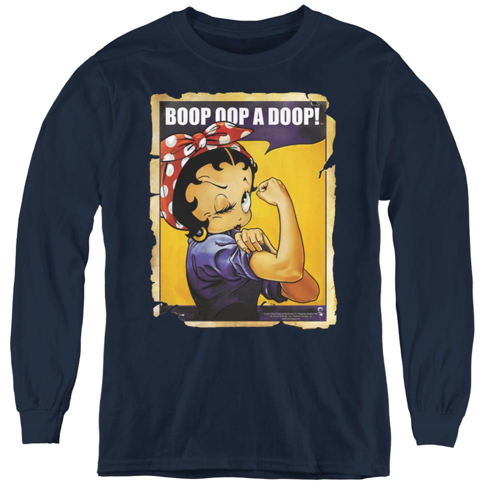 Betty Boop Power Youth Long-Sleeve T-Shirt