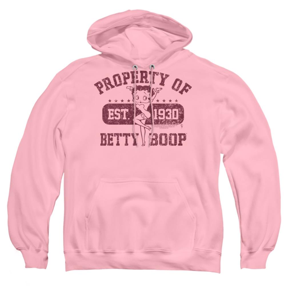 Betty Boop Property Of Boop Men's Pull-Over 75 25 Poly Hoodie