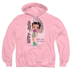 Betty Boop Rain Rain Go Away Men's Pull-Over 75 25 Poly Hoodie