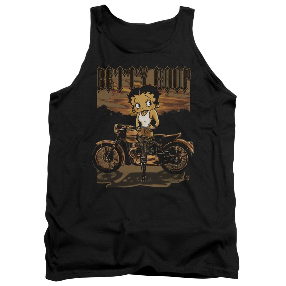 Betty Boop Rebel Rider Men's 18/1 Cotton Tank Top