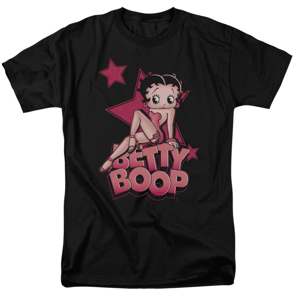 Betty Boop Sexy Star Men's 18/1 Cotton Short-Sleeve T-Shirt