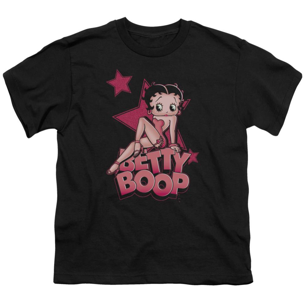Betty Boop Sexy Star Youth 18/1 100% Cotton Short-Sleeve T-Shirt
