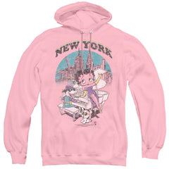 Betty Boop Singing In Ny Men's Pull-Over 75 25 Poly Hoodie