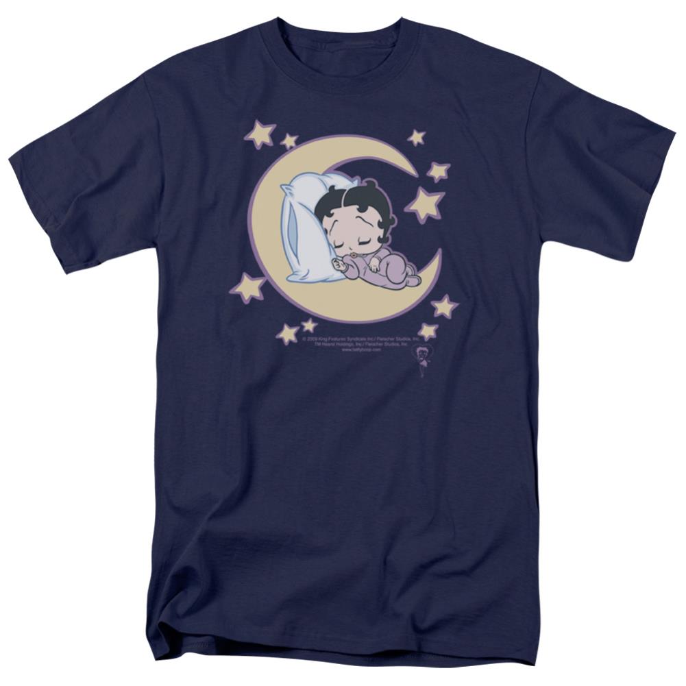 Betty Boop Sleepy Time Men's 18/1 Cotton Short-Sleeve T-Shirt