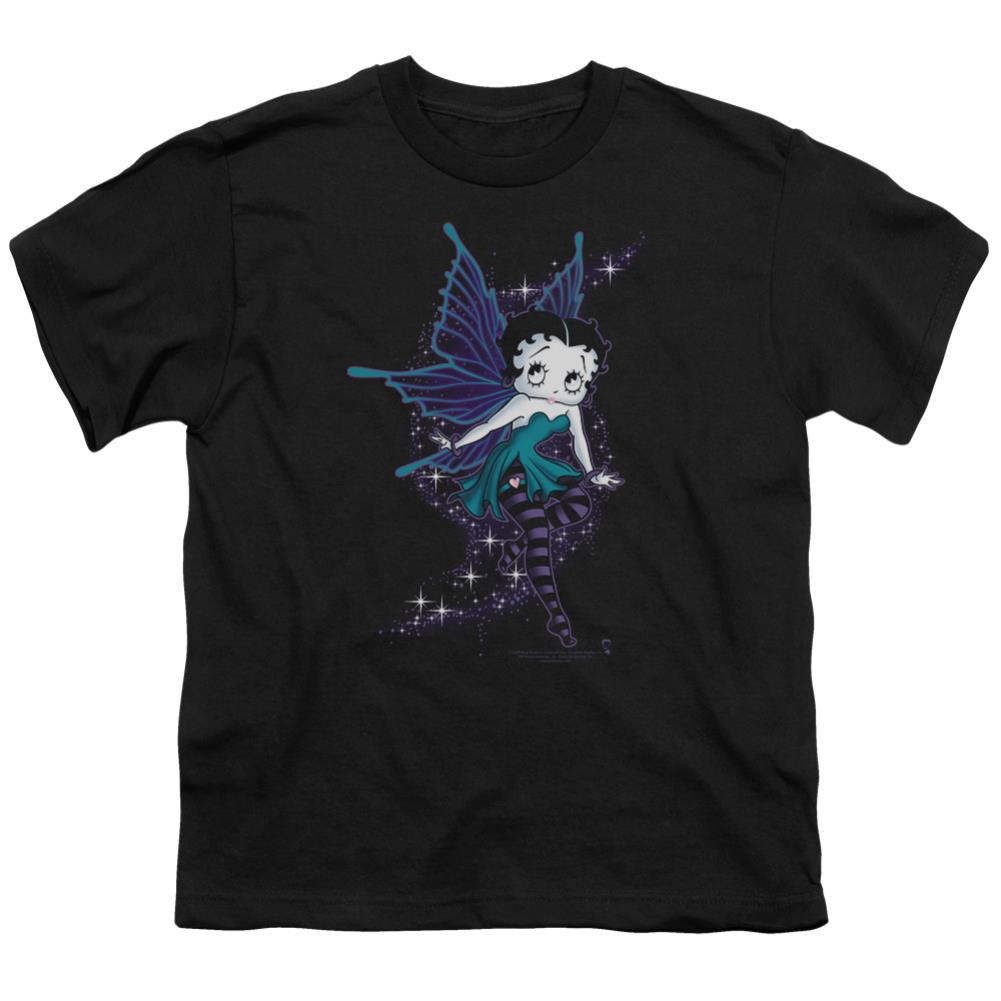 Betty Boop Sparkle Fairy Youth 18/1 100% Cotton Short-Sleeve T-Shirt
