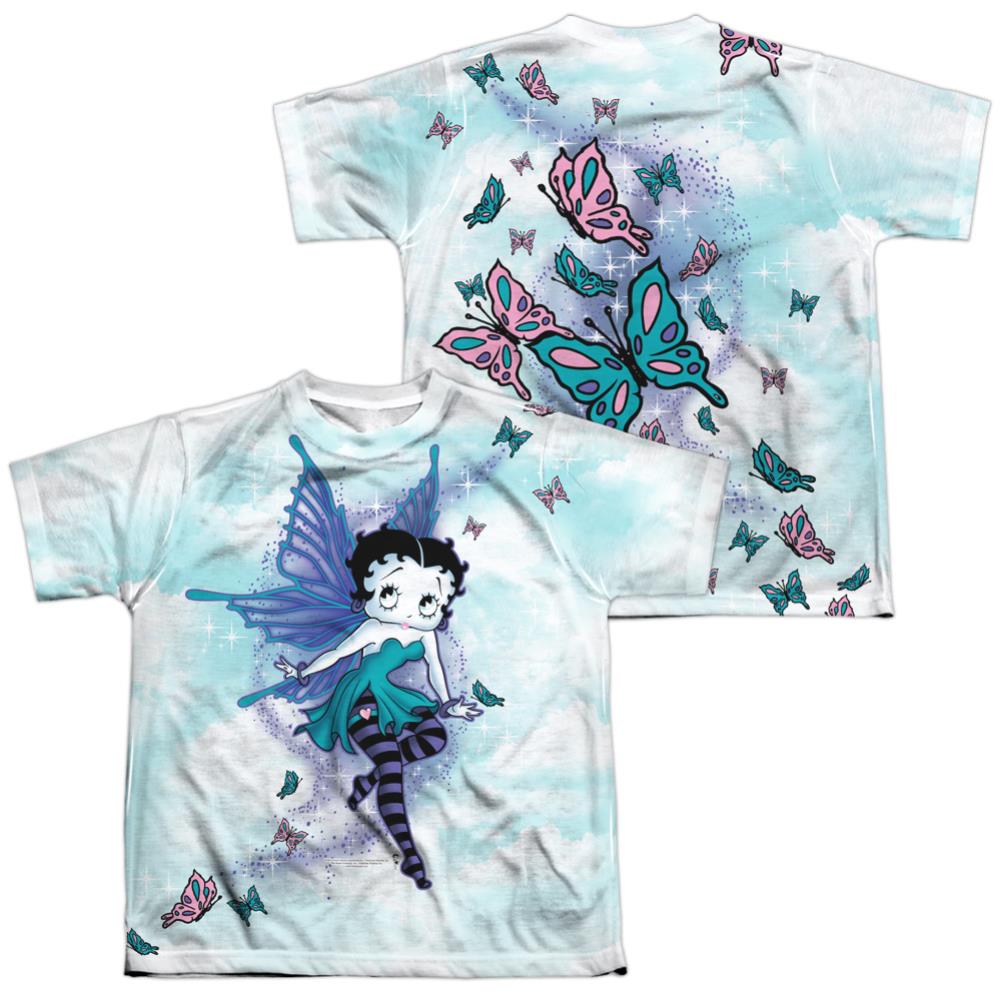 Betty Boop Sparkle Fairy Youth Regular Fit Poly Short-Sleeve T-Shirt