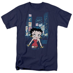 Betty Boop Square Men's 18/1 Cotton Short-Sleeve T-Shirt