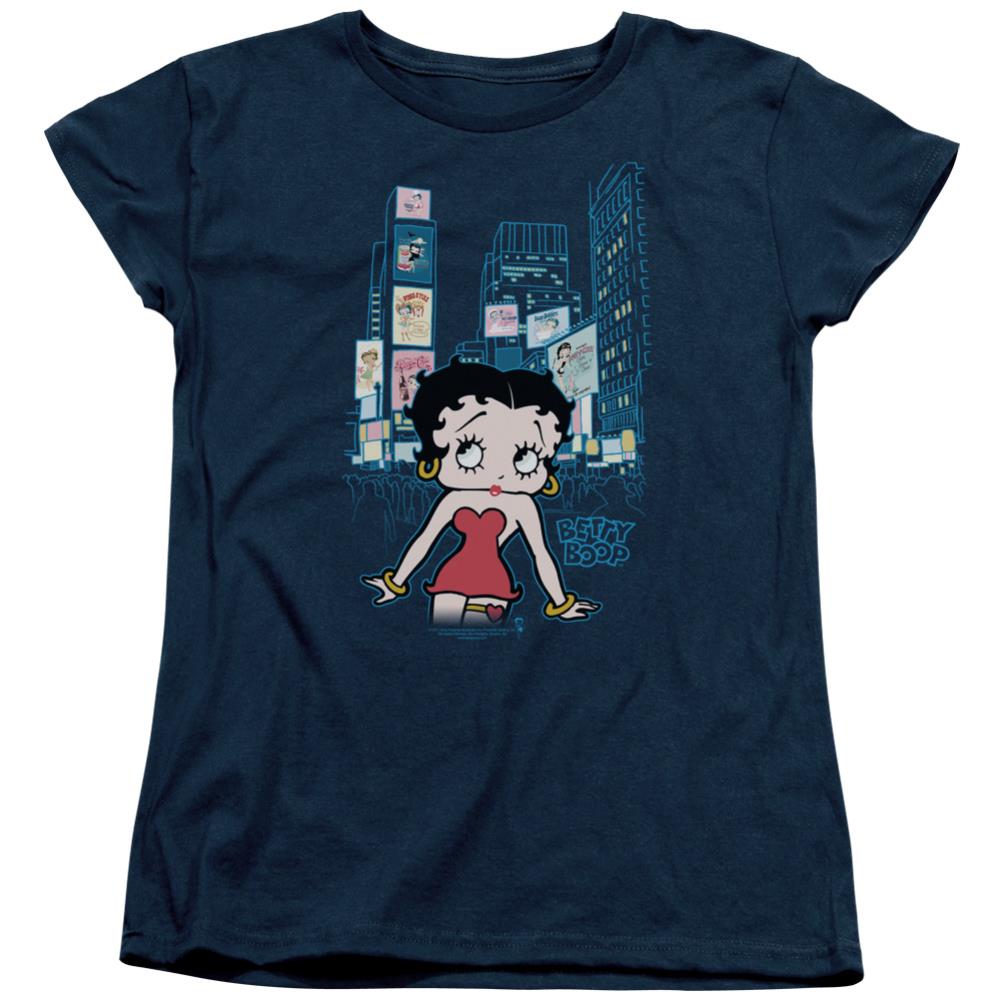 Betty Boop Square Women's 18/1 Cotton Short-Sleeve T-Shirt