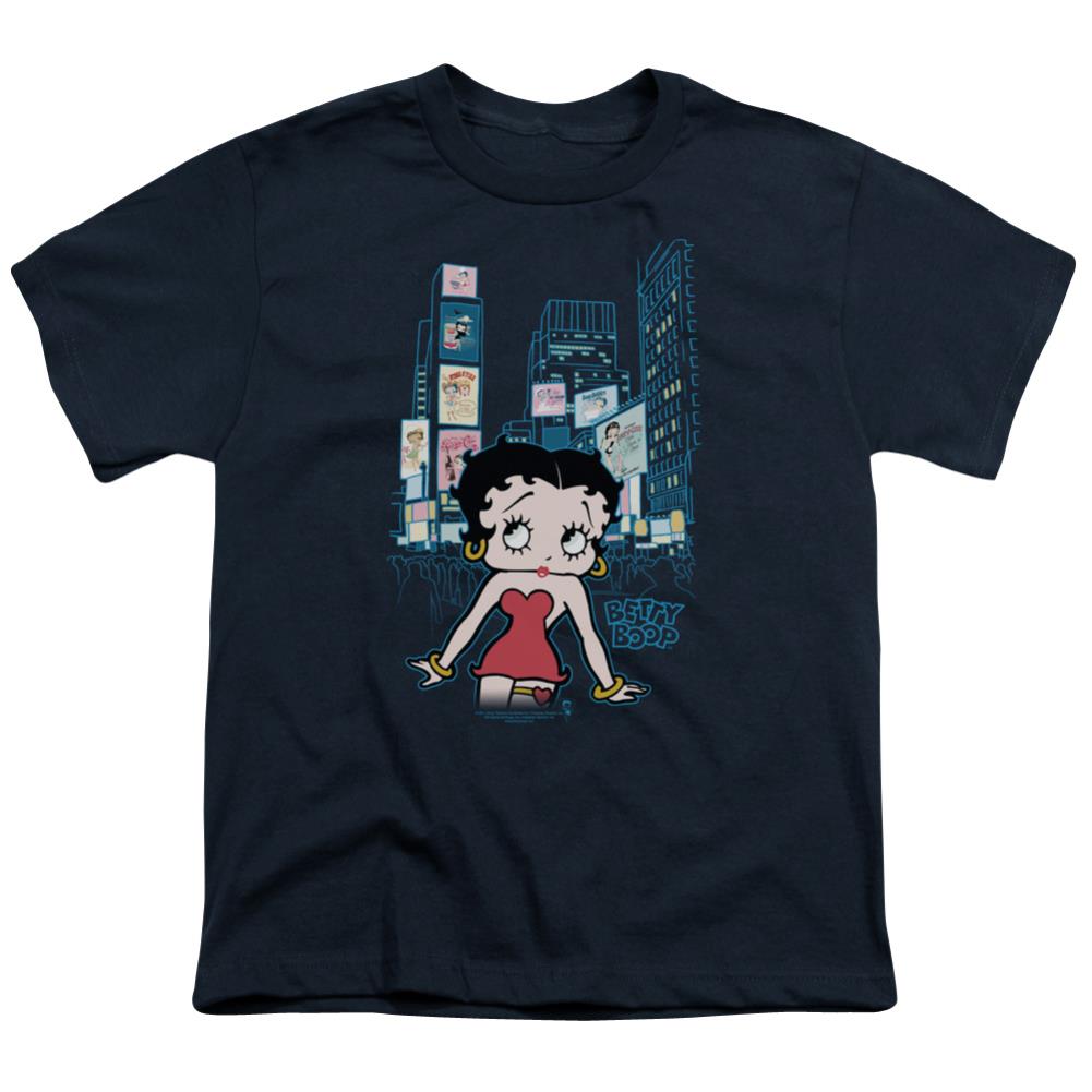 Betty Boop Square Youth 18/1 100% Cotton Short-Sleeve T-Shirt